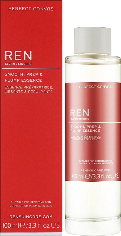 Gesichtsessenz - Ren Perfect Canvas Smooth, Prep & Plump Essence — Bild N2