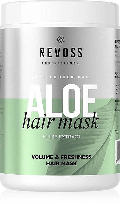 Haarmaske für mehr Volumen mit Aloe-Extrakt - Revoss Professional Aloe Hair Mask — Bild N1