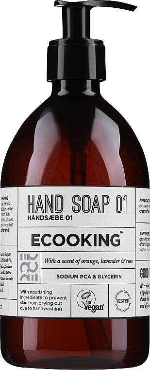 Handseife Orange, Lavendel und Rose - Ecooking Hand Soap 01 — Bild N1