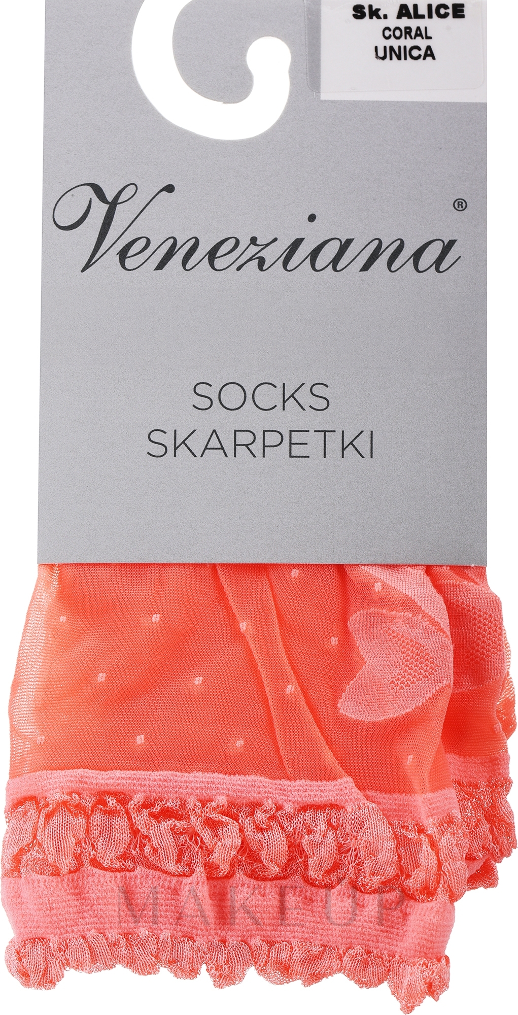 Socken für Frauen Alice 20 Den coral - Veneziana — Bild One Size