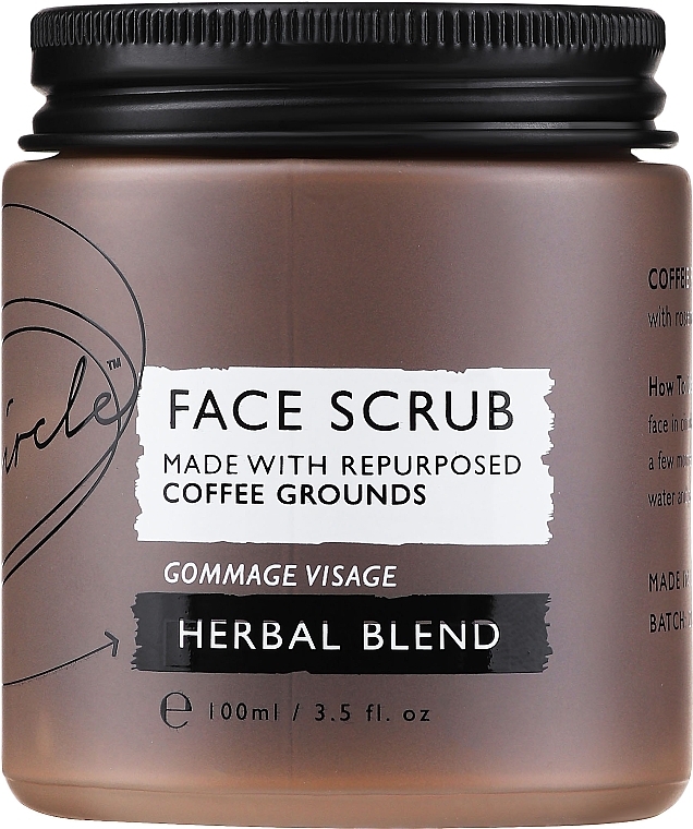 Gesichtspeeling Kaffee - UpCircle Coffee Face Scrub Herbal Blend — Bild N2
