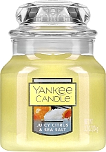 Duftkerze im Glas Saftige Zitrusfrüchte und Meersalz - Yankee Candle Juicy Citrus & Sea Salt — Bild N1