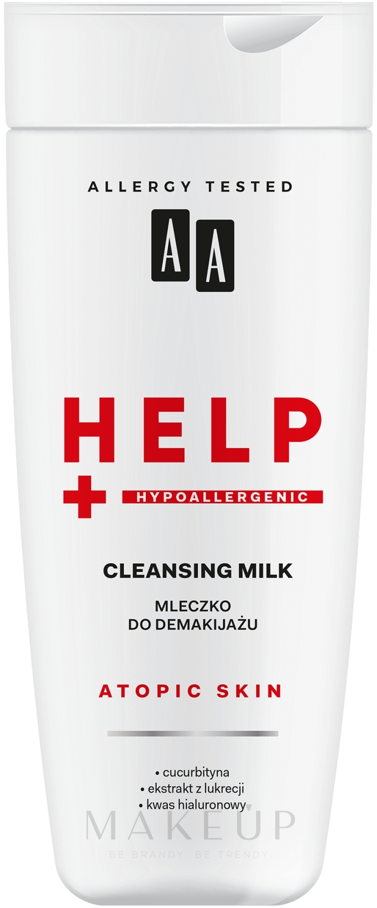 Kosmetische Gesichtsmilch - AA Help Cleansing milk — Foto 200 ml