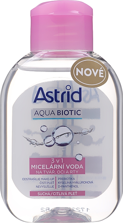 3in1 Mizellen-Reinigungswasser für trockene und empfindliche Haut - Astrid Aqua Biotic — Bild N1