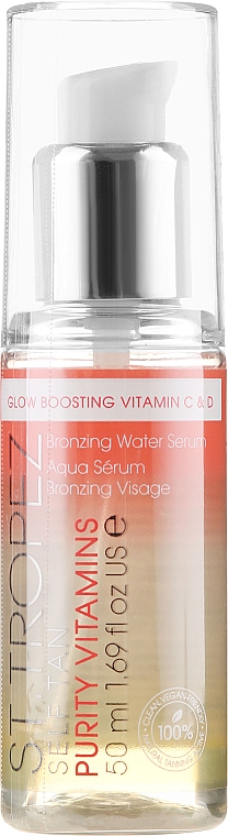 Selbstbräunungsspray mit Vitaminen für das Gesicht - St. Tropez Self Tan Purity Vitamins Bronzing Water Face Serum — Bild N1