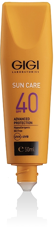 Ultra leichte hypoallegene feuchtigkeitsspendende Sonnenschutzemulsion für das Gesicht SPF 40 - Gigi Sun Care Ultra Light Facial Sun Screen SPF-40 — Bild N3