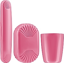 Reiseset 41372 rosa 2 graue Kosmetiktasche - Top Choice Set (Accessoires 4 St.) — Bild N2