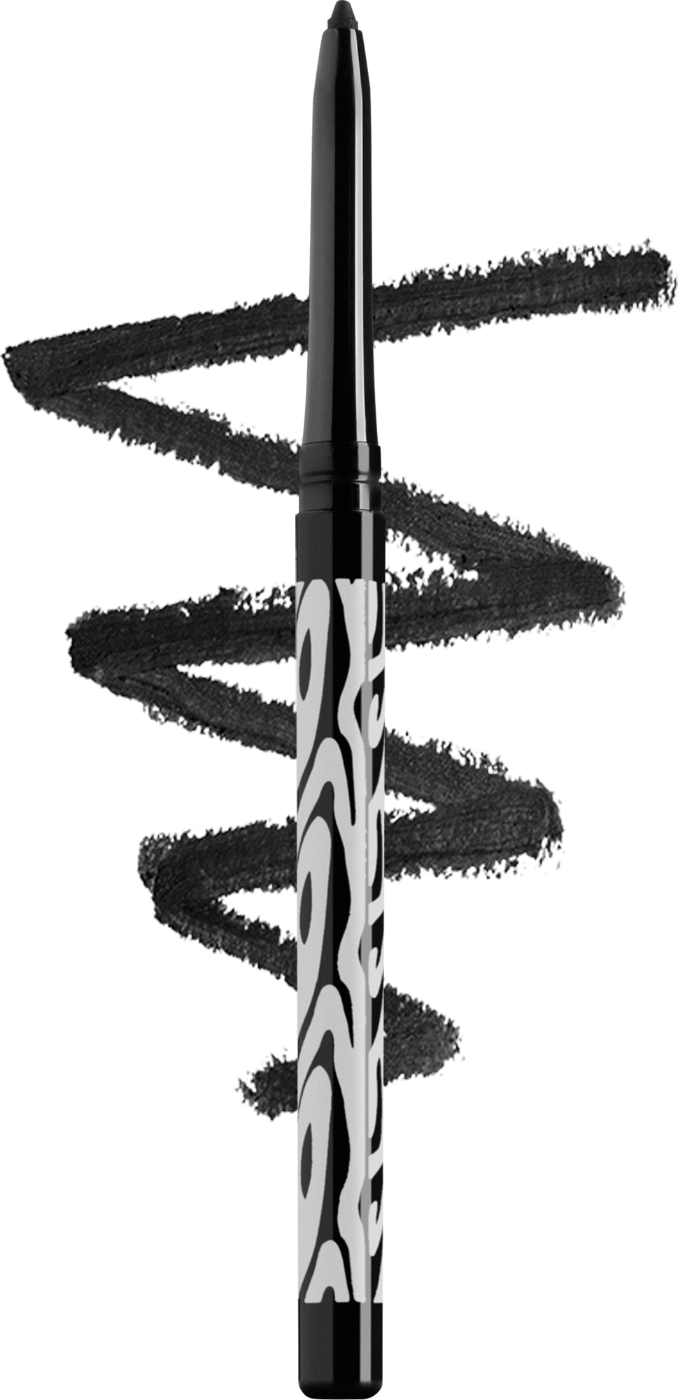 Automatischer matter Kajalstift - Dermacol Make-Up Black Sensation Matt black — Bild 01 - Black