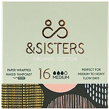 Düfte, Parfümerie und Kosmetik Hygienische Tampons 16 St. - &Sisters Naked Tampons Medium