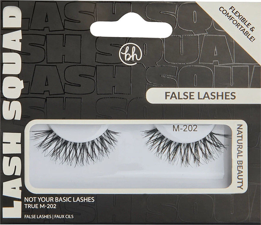 Falsche Wimpern - BH Cosmetics Natural Beauty Not Your Basic Lashes True M-202 — Bild N1