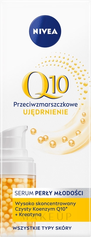 Glättendes Anti-Falten Perlen-Serum für das Gesicht - Nivea Q10 Power Pearls Serum — Bild 30 ml
