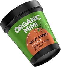 Düfte, Parfümerie und Kosmetik Feuchtigkeitsspendendes Körpersorbet Avocado und Birne - Organic Mimi Body Sorbet Hydrating Avocado & Pear