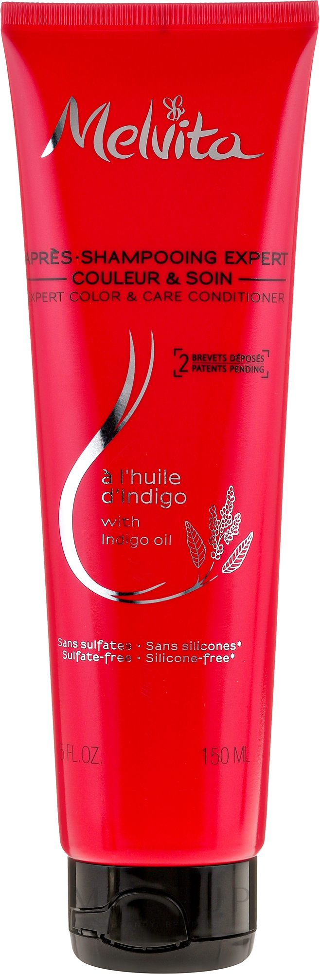 Haarspülung für coloriertes Haar - Melvita Organic Expert Color Conditioner With Indigo Oil — Bild 150 ml