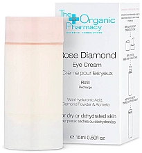 Düfte, Parfümerie und Kosmetik Creme für die Haut um die Augen (Refill) - The Organic Pharmacy Rose Diamond Eye Cream Refill