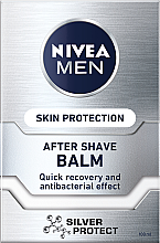 Düfte, Parfümerie und Kosmetik After Shave Balsam "Silver Protect" - NIVEA MEN Silver Protect After Shave Balm 