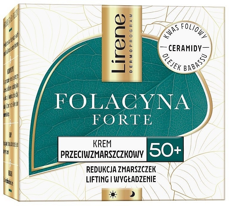 Lirene Folacyna Forte Anti-Wrinkle Cream  - Anti-Falten Gesichtscreme 50+  — Bild N1