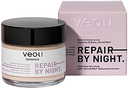 Regenerierende Nachtcreme mit Lipidschutz - Veoli Botanica Face Cream Lipid Protection Repair By Night — Bild N2