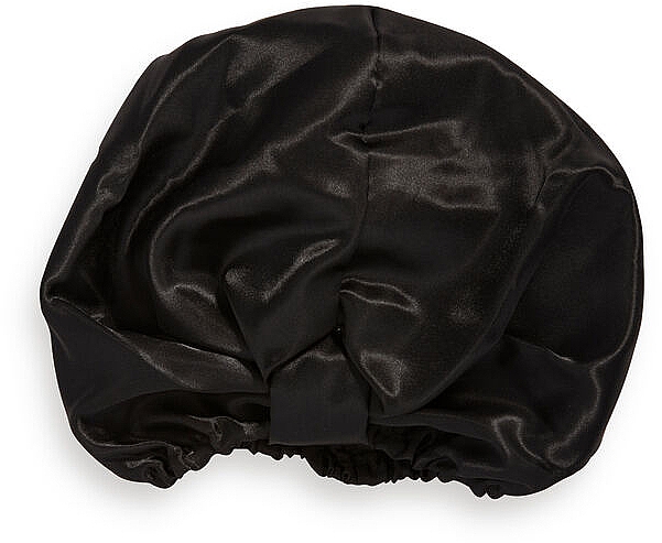 Haarturban aus Satin - Revolution Haircare Satin Hair Wrap Black — Bild N1