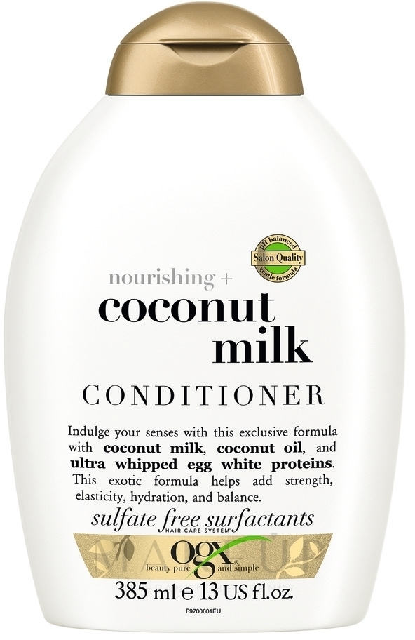 Haarspülung mit Kokosmilch - OGX Nourishing Coconut Milk Conditioner — Bild 385 ml