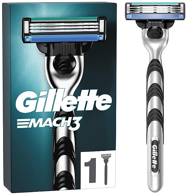 Rasierer mit 1 Ersatzklinge - Gillette Mach3 1Up  — Bild N1