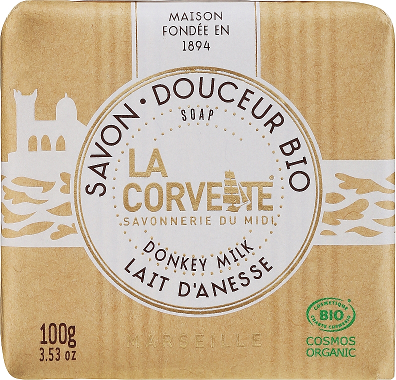 Bio Weichseife Donkey Milk - La Corvette Sweet Organic Donkey Milk Soap