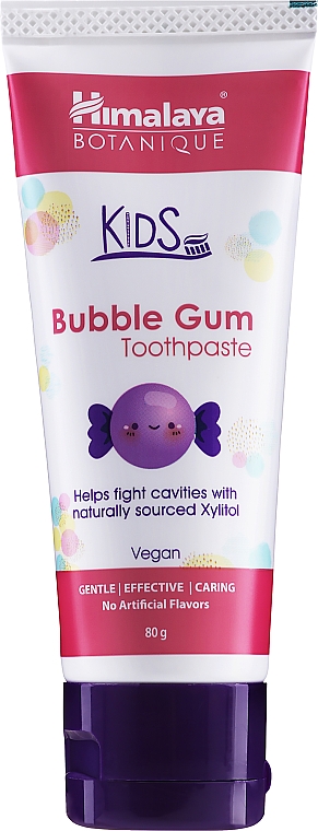 Kinderzahnpasta mit Xylit - Himalaya Kids Bubble Gum Toothpaste — Bild N1