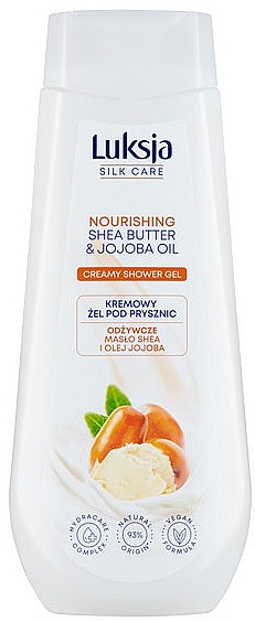 Duschgel Sheabutter und Jojobaöl - Luksja Silk Care Nourishing Shea Butter&Jojoba Oil Shower Gel — Bild N1