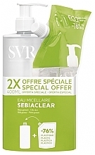 Düfte, Parfümerie und Kosmetik Gesichtspflegeset - SVR Sebiaclear (Mizellenwasser 400ml + Refill 400ml) 
