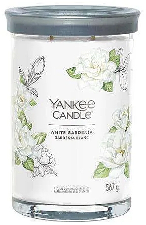 Duftkerze mit Ständer Weiße Gardenie mit 2 Dochten - Yankee Candle White Gardenia Tumbler — Bild N1