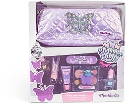 Düfte, Parfümerie und Kosmetik Make-up Set für Kinder - Martinelia Shimmer Wings Pencil Case & Beauty Set 