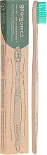 Bambuszahnbürste mittel - Georganics Bamboo Medium Toothbrush Green — Bild N1