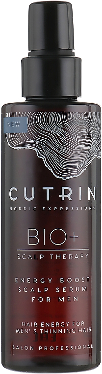 Stärkendes und energiespendendes Kopfhautserum für Männer - Cutrin Bio+ Energy Boost Scalp Serum For Men — Bild N2