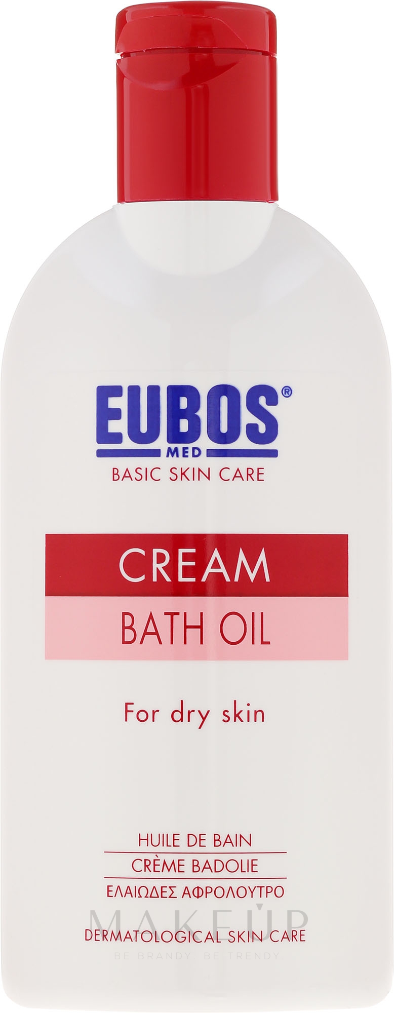 Badeöl für trockene Haut - Eubos Med Basic Skin Care Cream Bath Oil For Dry Skin — Bild 200 ml