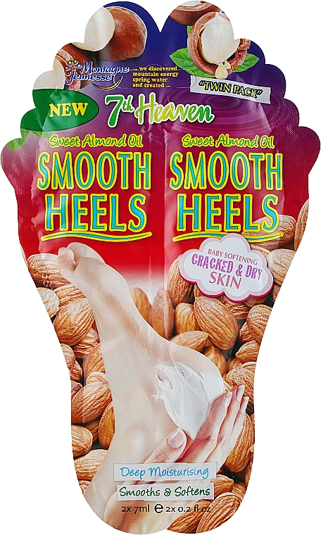 Fußbalsam mit süßem Mandelöl - 7th Heaven Smooth Heels Split Foot — Bild N1