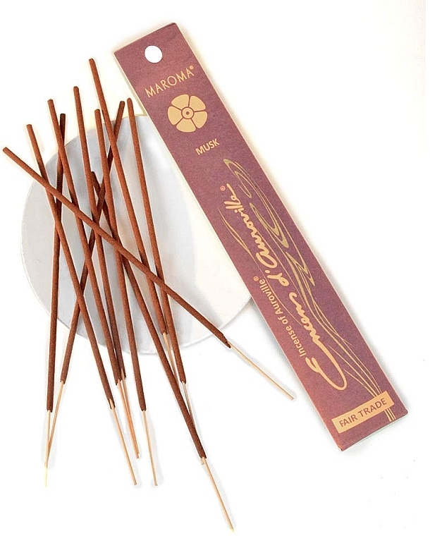 Räucherstäbchen Moschus - Maroma Encens d'Auroville Stick Incense Musk — Bild N3