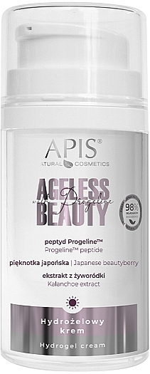 Hydrogel-Tagescreme - APIS Professional Ageless Beauty With Progeline Hydrogel Cream For Day  — Bild N1