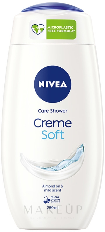 Feuchtigkeitsspendende Creme-Duschgel mit Mandel-Öl - NIVEA Bath Care Creme Soft Shower Gel — Bild 250 ml