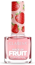 Frucht-Nagelhautöl mit Erdbeere - Claresa Cuticle Oil Piece Of Fruit Strawberry — Bild N1