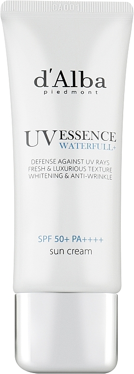 Aufhellende Anti-Falten Sonnenschutzessenz-Creme für das Gesicht SPF 50+ - D'alba Waterful Essence Sun Cream SPF 50+ PA++++ — Bild N5