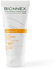 Düfte, Parfümerie und Kosmetik Sonnenschutzcreme - Bionnex Preventiva Tinted Sunscreen Cream Spf 50+