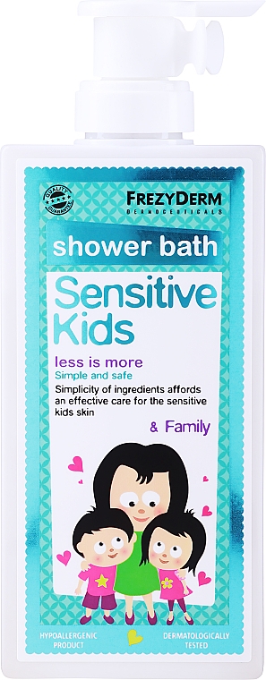 Feuchtigkeitsspendendes Duschgel für normale, empfindliche und gereizte Kinderhaut - Frezyderm Sensitive Kids Shower Bath — Bild N1