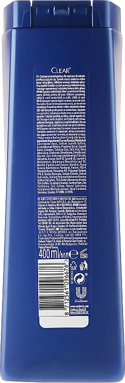 Anti-Schuppen Shampoo für Männer gegen fettige Kopfhaut - Clear Vita Abe — Bild N2