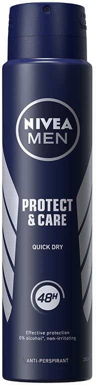 Deospray Antitranspirant - Nivea Men Protect And Care Spray Antiperspirant Deodorant — Bild 250 ml