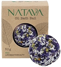 Düfte, Parfümerie und Kosmetik Badebombe Malve - Natava Oil Bath Ball Mallow