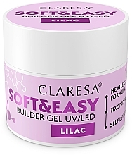 Nagelmodellage-Gel  - Claresa Soft & Easy Builder Gel UV/LED Lilac  — Bild N1