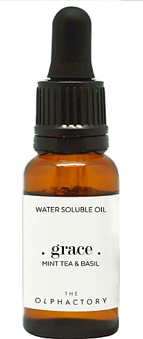 Aromatisches wasserlösliches Öl Mint Tea & Basil - Ambientair The Olphactory Water Soluble Oil — Bild N1