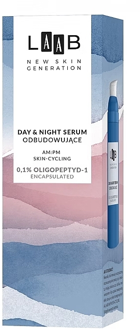 Gesichtsserum mit Oligopeptiden - AA Cosmetics LAAB Day & Night Serum 0.1% Oligopeptyd-1  — Bild N2