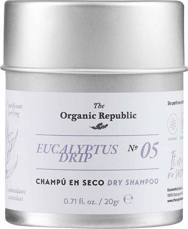 Festes Haarshampoo Eukalyptus - The Organic Republic Shampoo — Bild N1