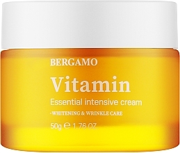 Düfte, Parfümerie und Kosmetik Gesichtscreme mit Vitaminen - Bergamo Vitamin Essential Intensive Cream