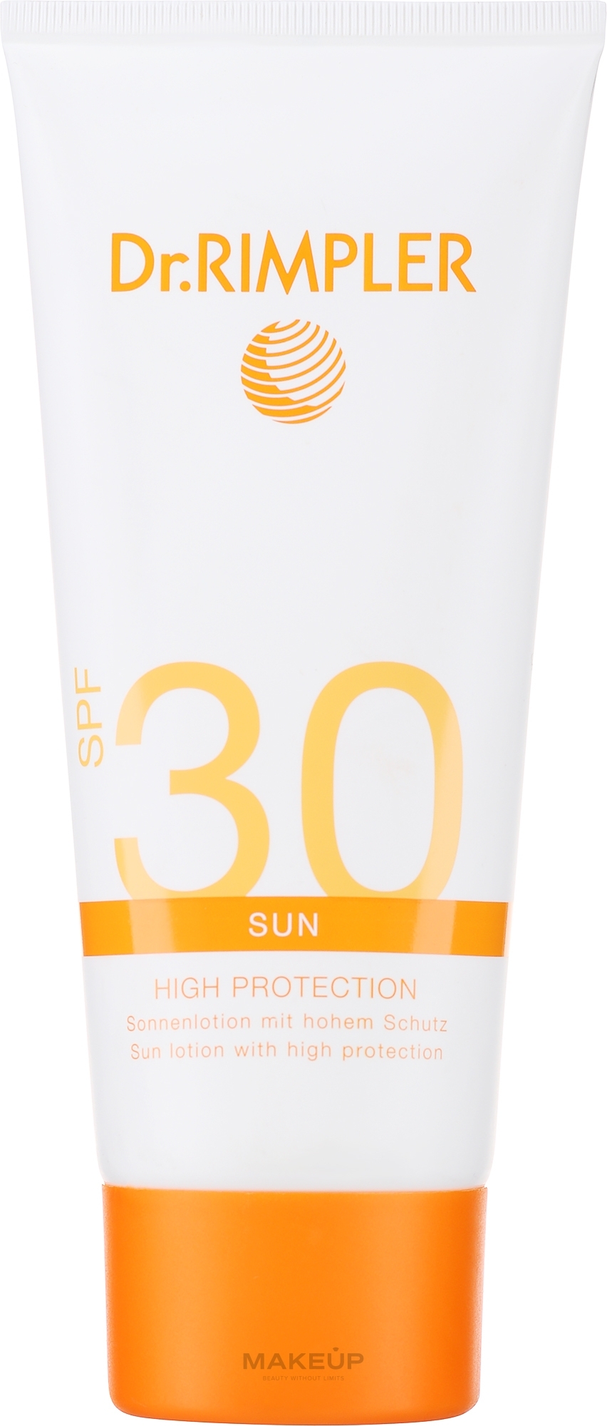 Sonnenschutzlotion für den Körper SPF 30 - Dr Rimpler Sun High Protection Spf30 — Bild 200 ml